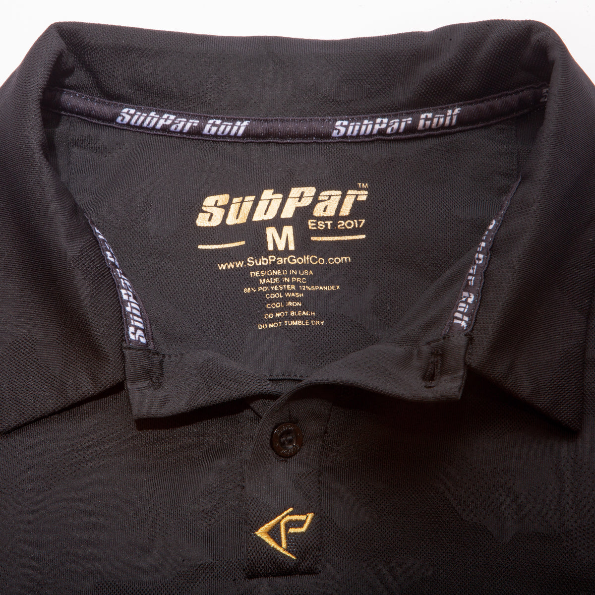 SubPar® - Ghost Camo Black Polo Mens