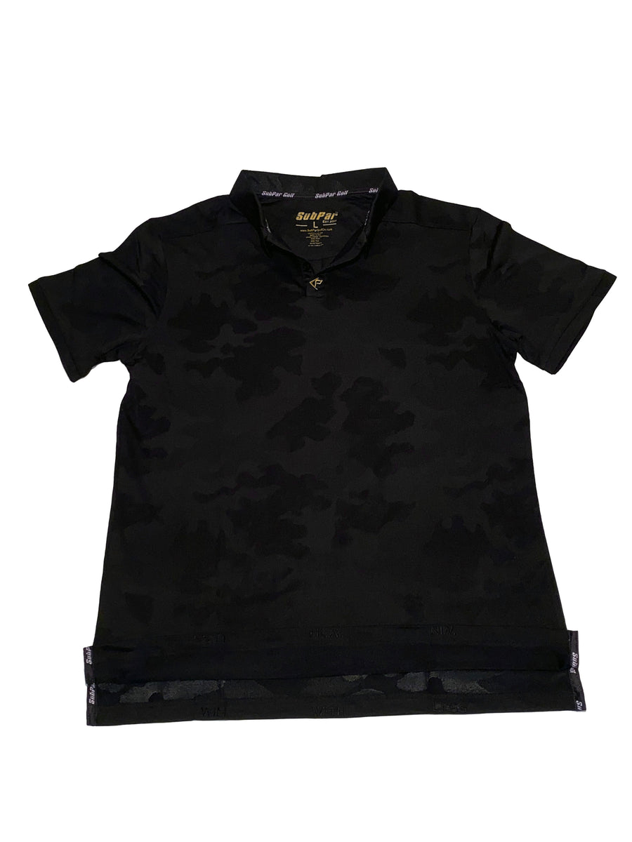 SubPar® - Ghost Camo Black Polo Mens